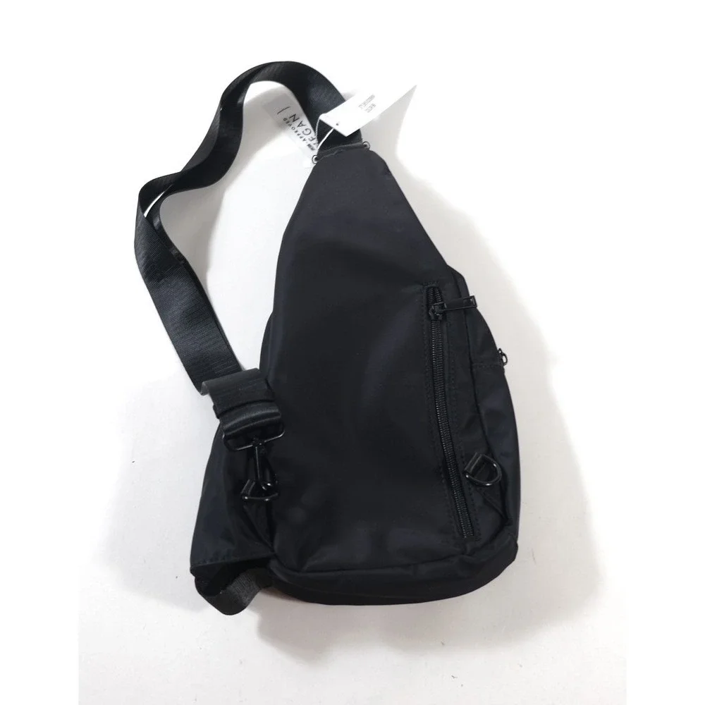 Malibu Skye Crossbody Bag Womens OS Black Casey Nylon Sling Vegan PETA Approved